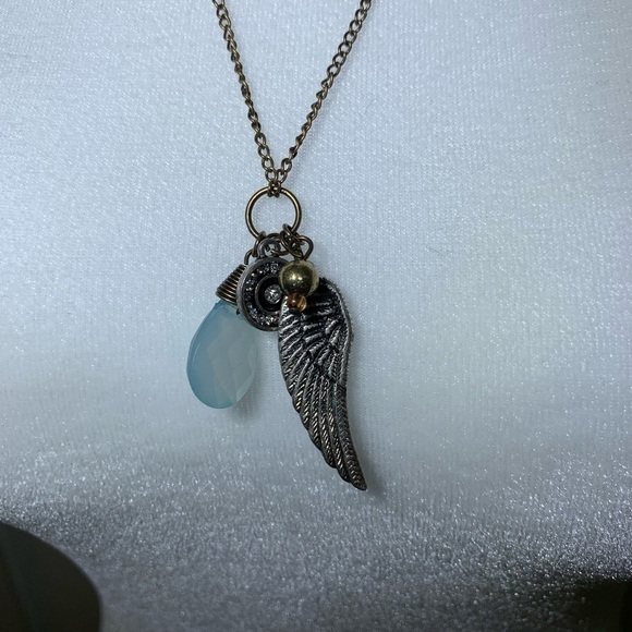 Wing Charm Necklace - Picture 2 of 2